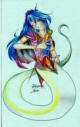 M'Lord Storm's Lady Love....^_^. He falls for anyone with a hood and a serpentine tail^_^