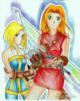 Um, this one was done in the spur of the moment...My first FFTactics piece of art EVER...I'm still not sure if I like it'r not...o_0...Well, I know SOMEBODY liked it 'cuz I went over to my friends house and her step-dad went and scanned it in and then printed it out...~_~ heh, that incident was a lil' embaressing^^;;;