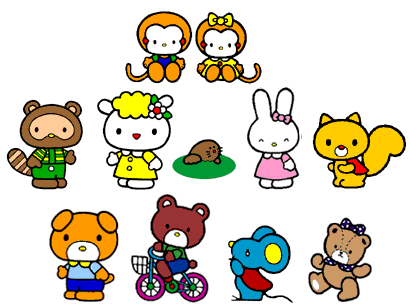 Hello Kitty's friends!
