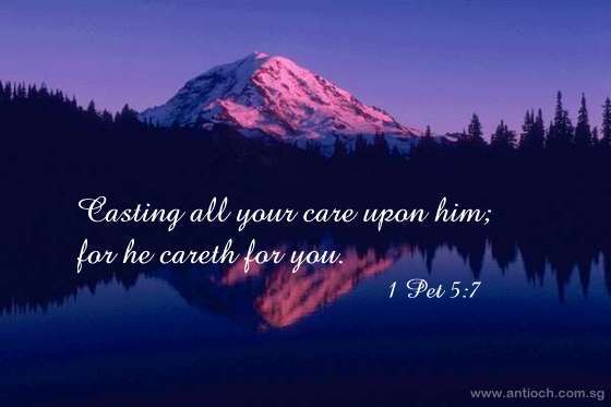 Cast all your care upon Him