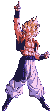 a really cool pic of gogeta