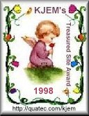 KJEM's Treasured site award