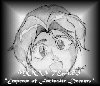 He drew this cool, anime-style self-portrait.