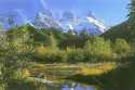 The Three Sisters near Canmore