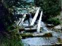 A stream on the Jacques Lake trail